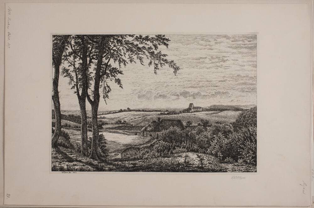 Eftermiddagslandskab, Sjælland — Vilhelm Kyhn