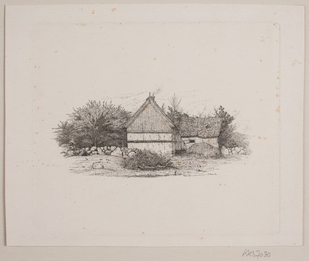 Et bondehus — Vilhelm Kyhn