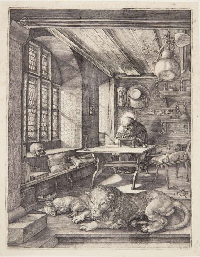 Den hellige Hieronymus i sit kammer — Albrecht Dürer