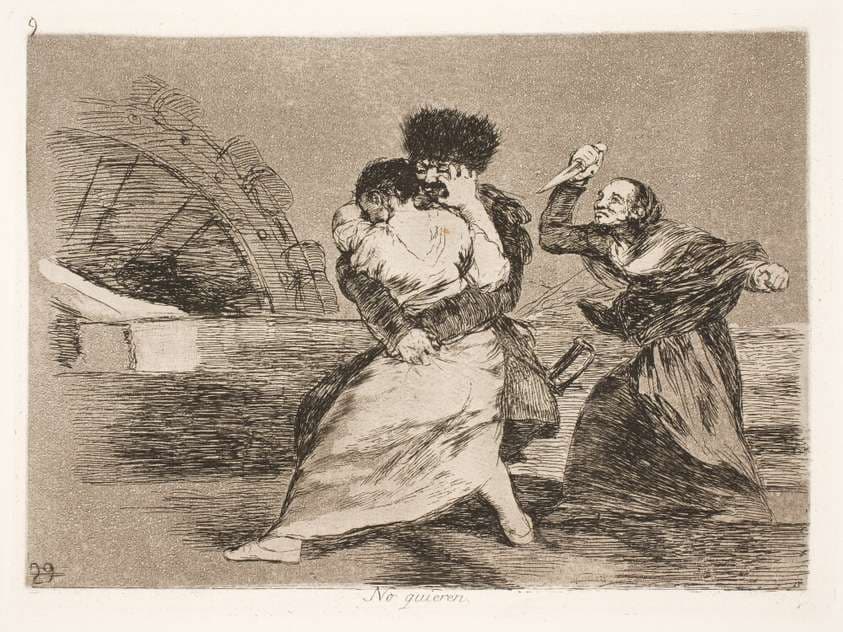 De vil ikke (9) — Francisco Goya