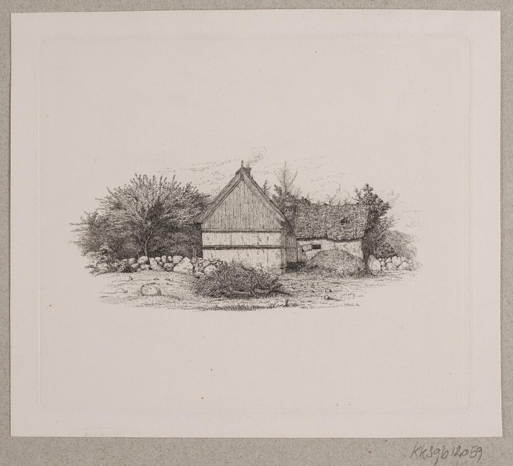 Et bondehus — Vilhelm Kyhn