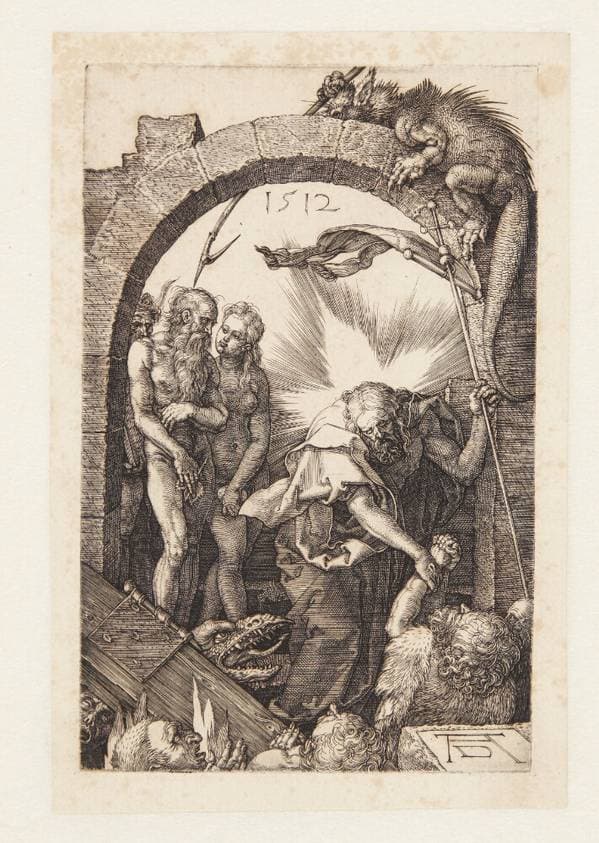 Christus i helvedets forgård — Albrecht Dürer