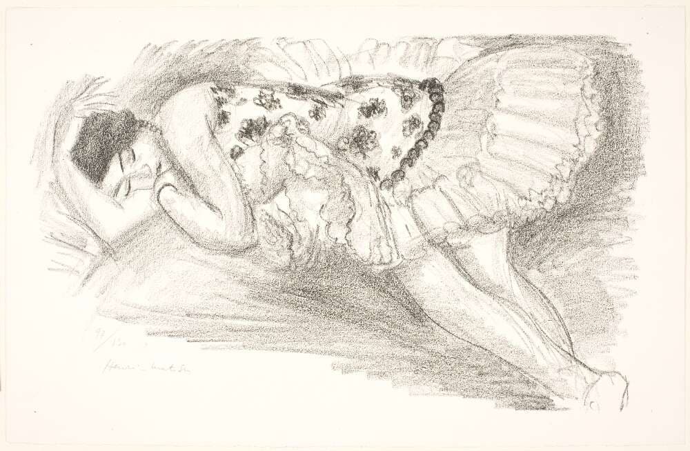 Sovende danserinde — Henri Matisse