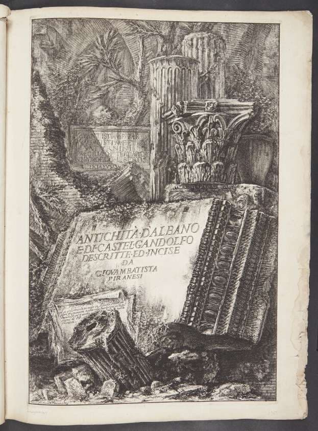 Titelblad — Giovanni Battista Piranesi