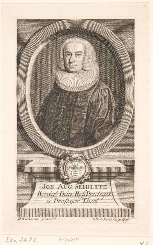 Johan August Seidlitz, Præst — Odvardt Helmoldt de Lode