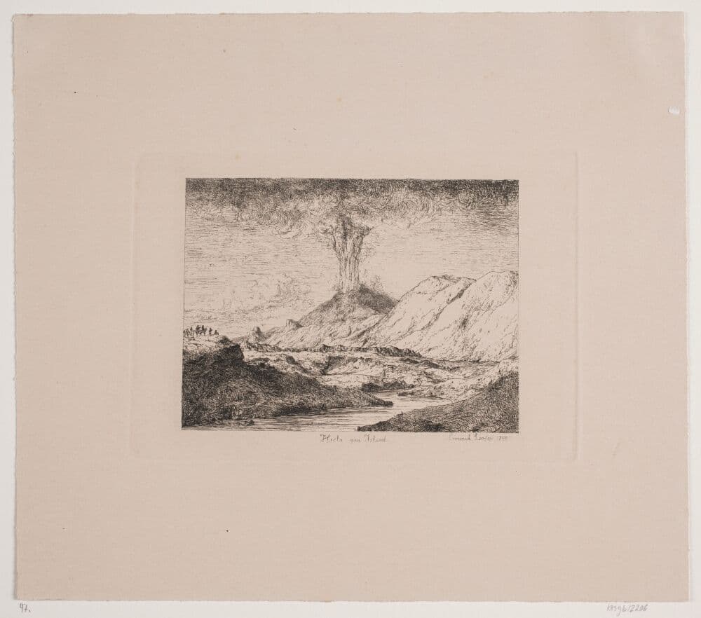 Hekla på Island — Emanuel Larsen