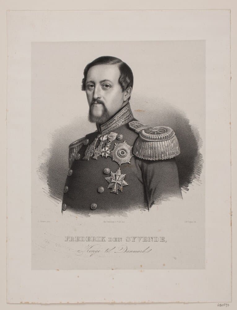 Kong Frederik VII — Isac Wilhelm Tegner
