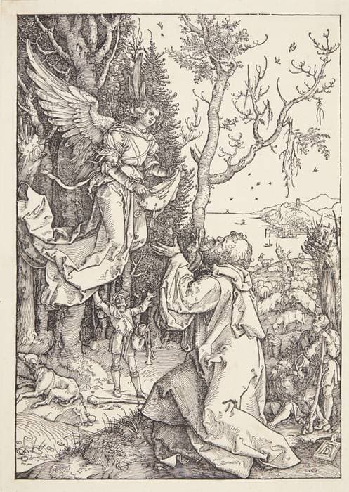 Joakim og englen — Albrecht Dürer