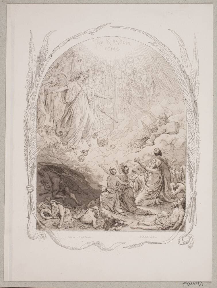 Illustration til "The Lord's Prayer" — Lorenz Frølich