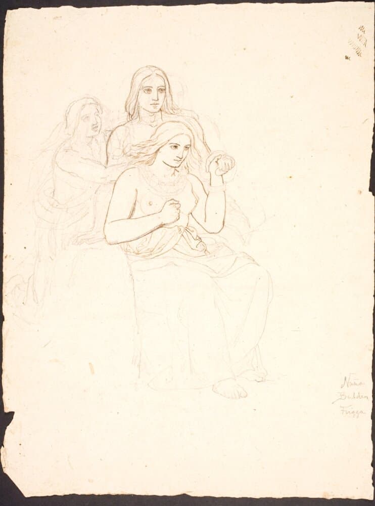 Nana, Balder og Frigga — Lorenz Frølich