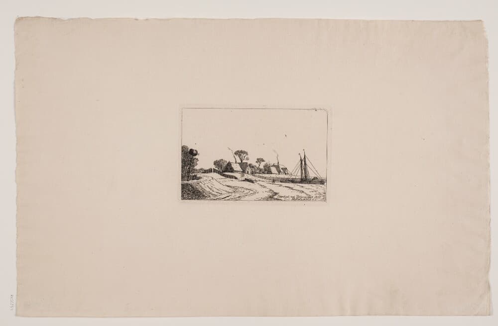 Eiderdiget ved Rothespicker — H.J. Hammer