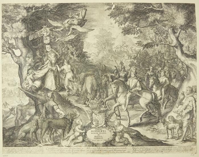 Allegori over De Forenede Nederlandes blomstringstid — Jan Saenredam