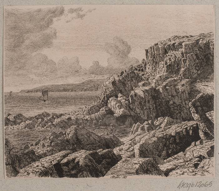 Kystparti fra Bornholm — Vilhelm Kyhn