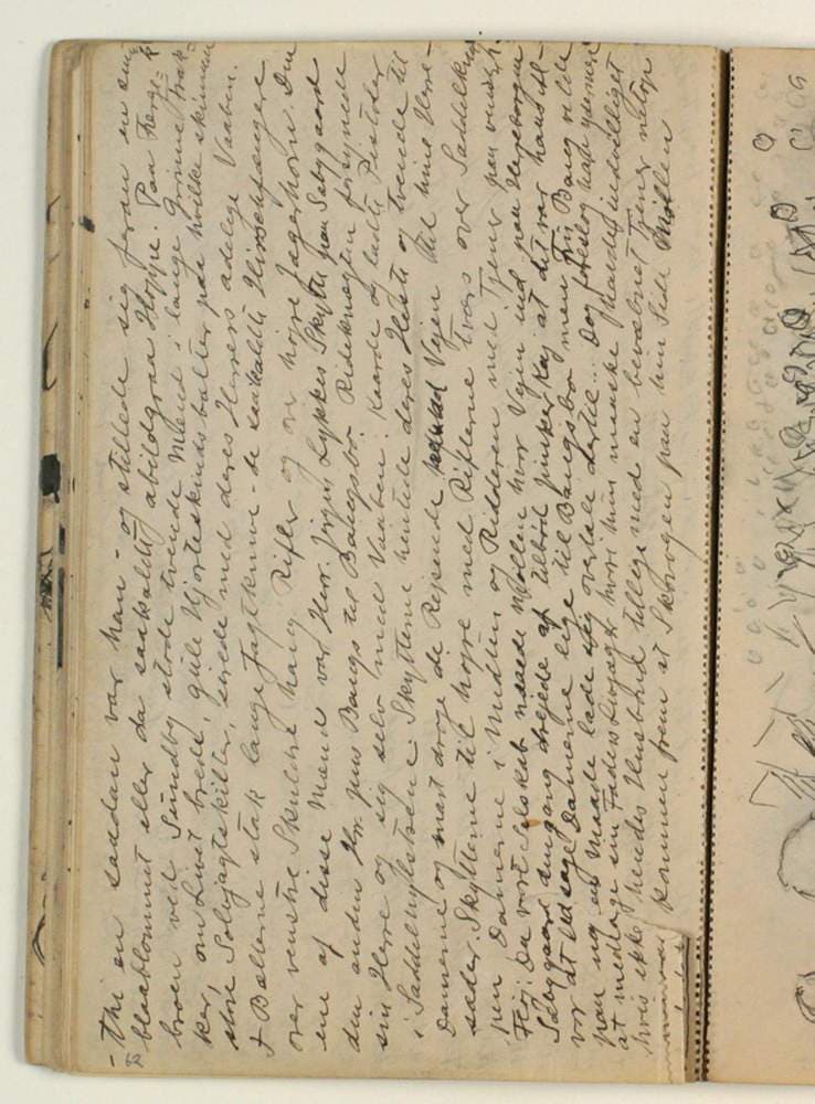 Afskrift fra Blichers novelle "Vinhandleren og Herremanden", p. 203 l.1-2 & 29-34, p. 204, l. 7-11, p. 208 l. 31-34 & 37-40 — Niels Larsen Stevns
