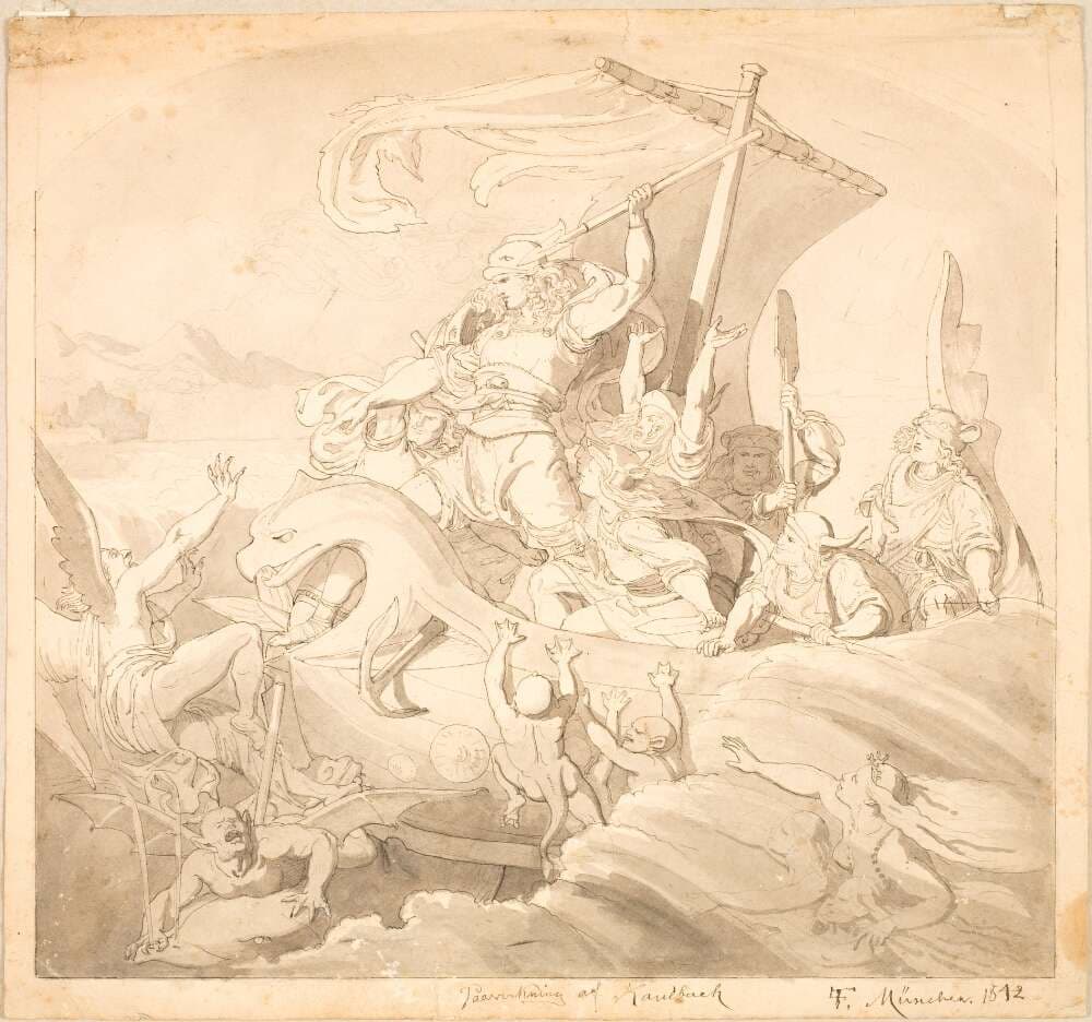 Frithiof på havet — Lorenz Frølich