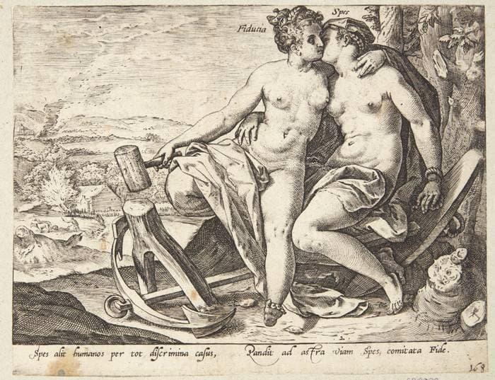 Tillid og håb — Hendrik Goltzius