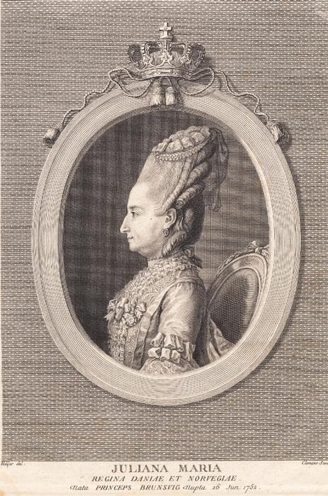 Dronning Juliane Marie — J.F. Clemens
