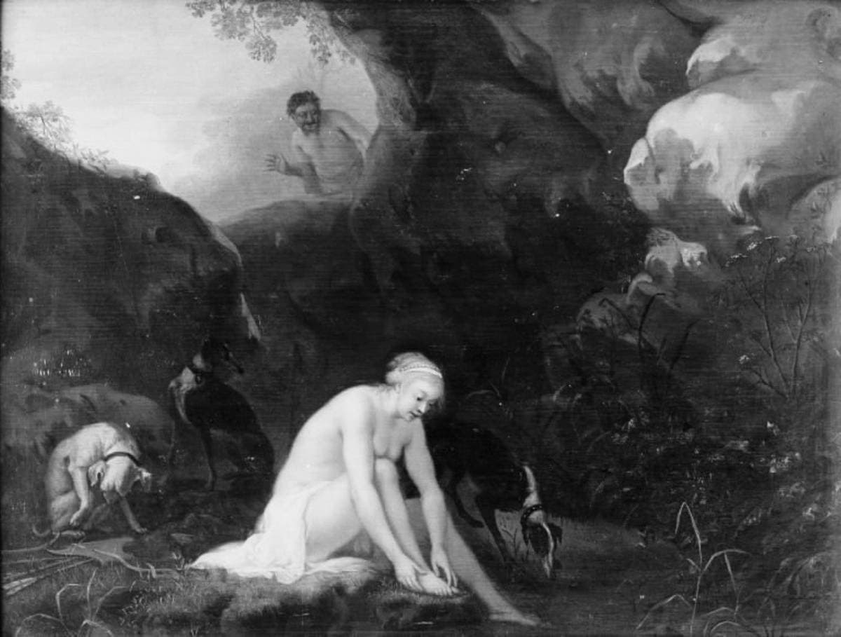 Badende nymfe — Francois Verwilt