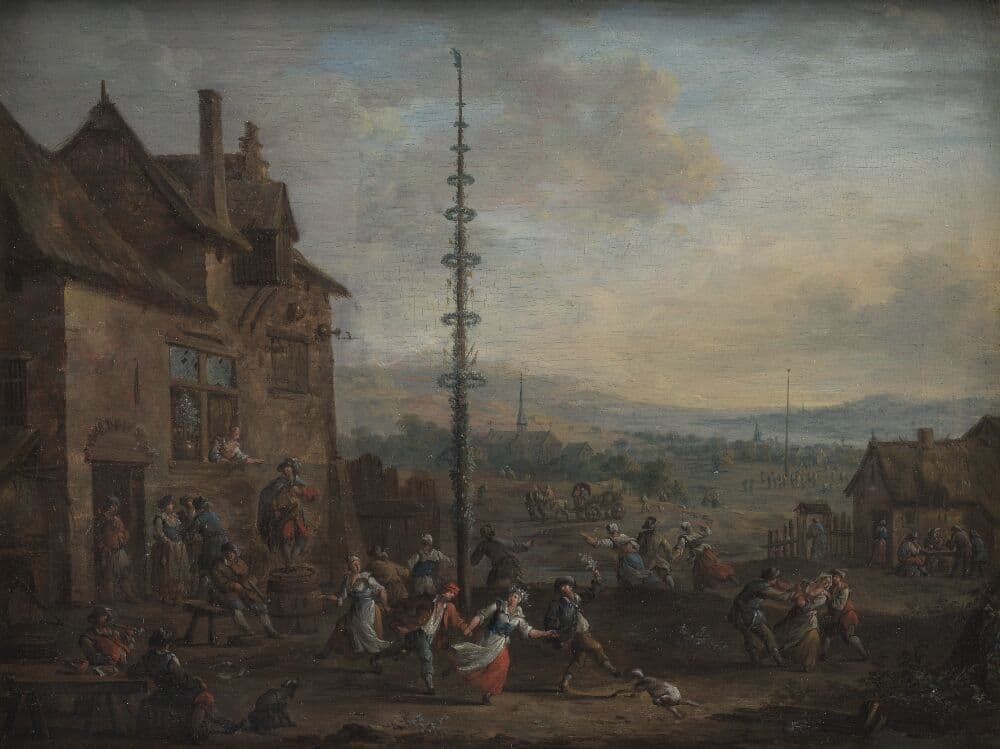 Dansen om majstangen — Arnold Frans Rubens