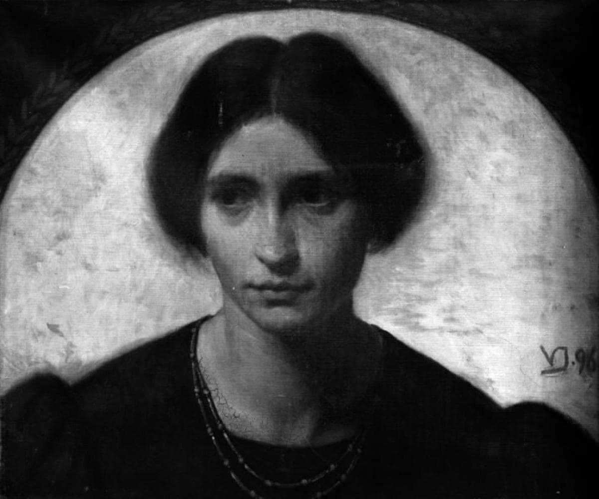 Dameportræt — Valdemar Irminger