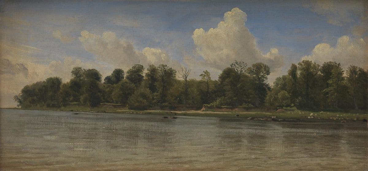 Strand ved Præstø — P.C. Skovgaard