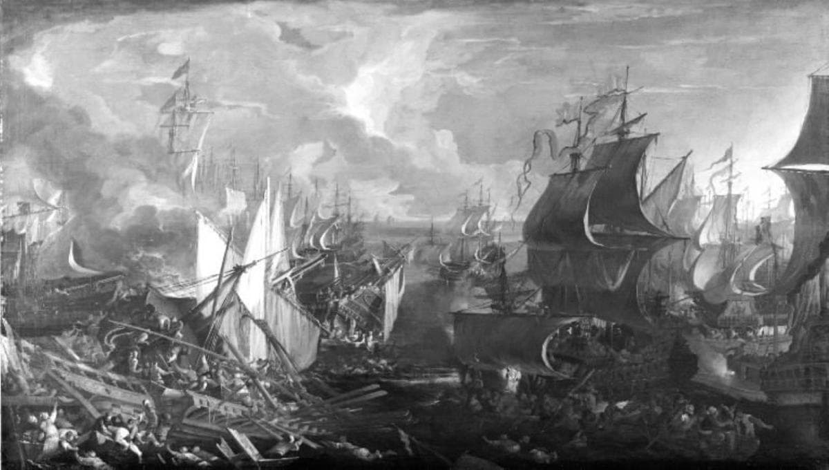 Sea Battle — Pieter de Molijn