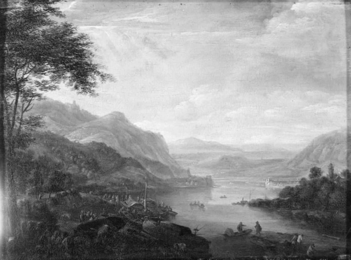 View of the Rhine — Herman Saftleven