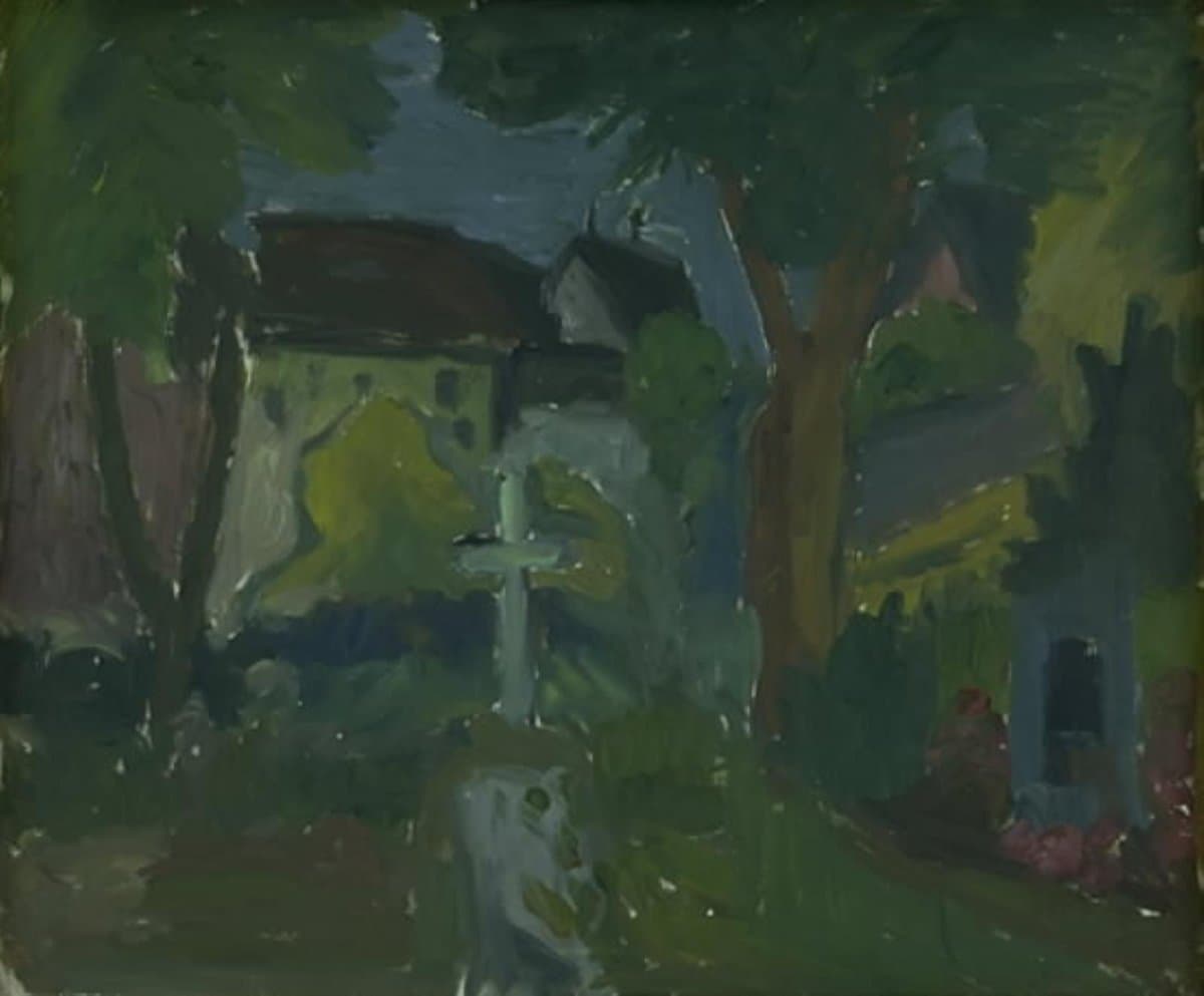 Fra en kirkegård — Eckhardt Johnsen