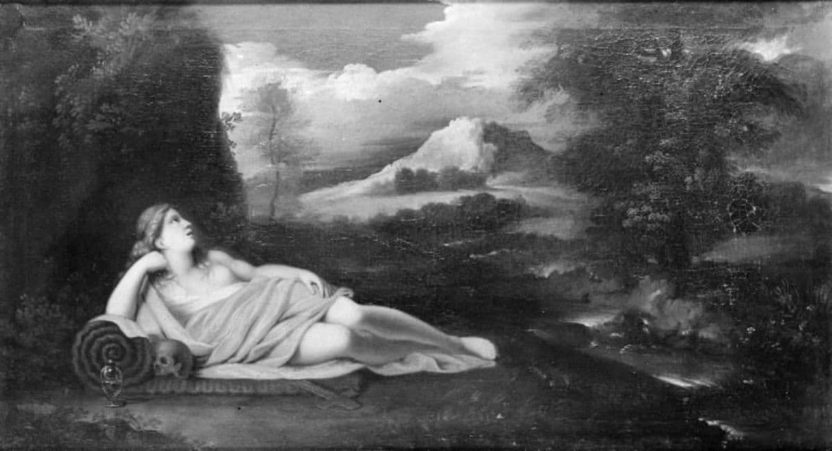 Den bodfærdige Magdalene — Filippo Lauri