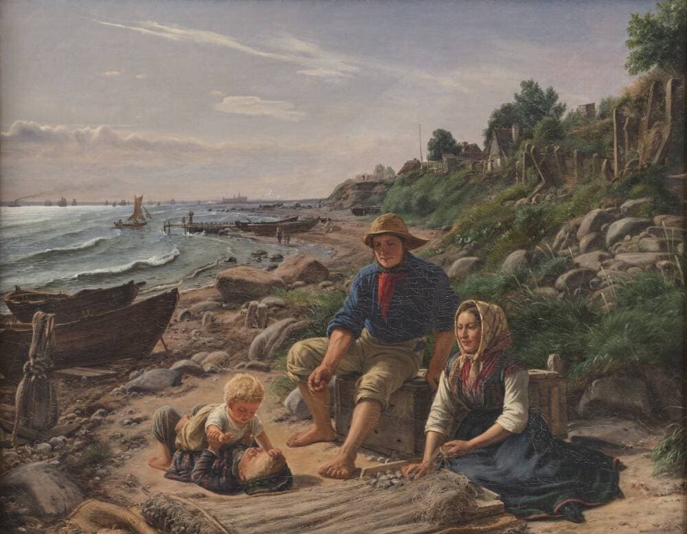 Familieliv i et lille fiskerleje nord for Helsingør — Jørgen Roed