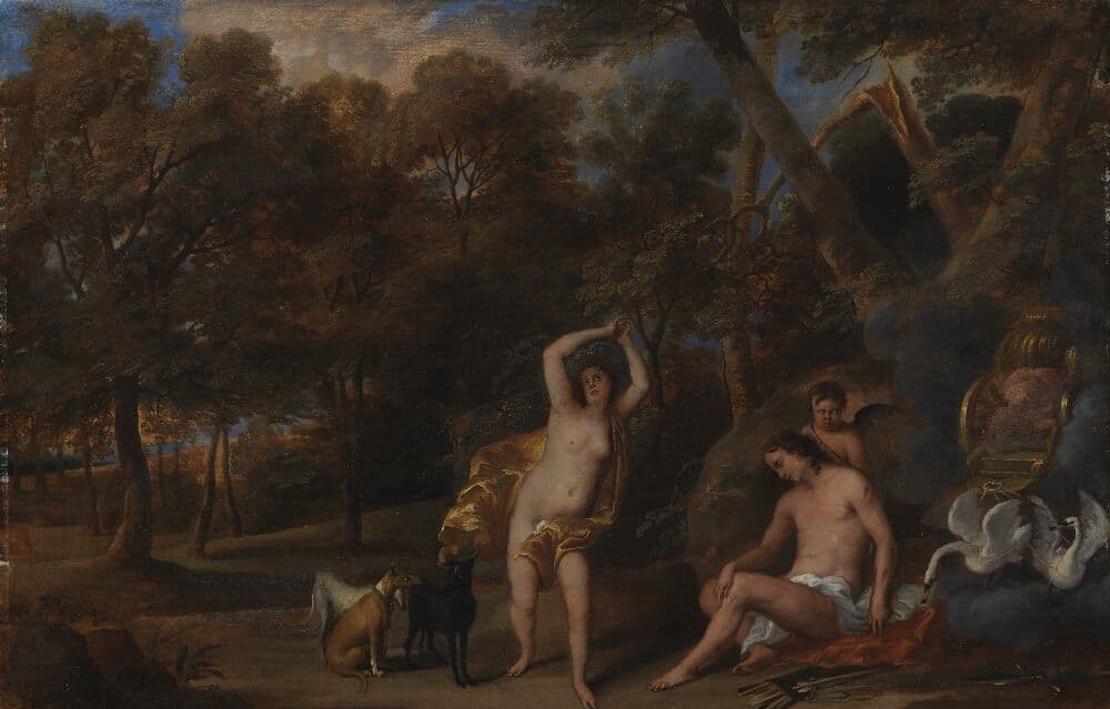 Venus begræder den døde Adonis — Frans Wouters