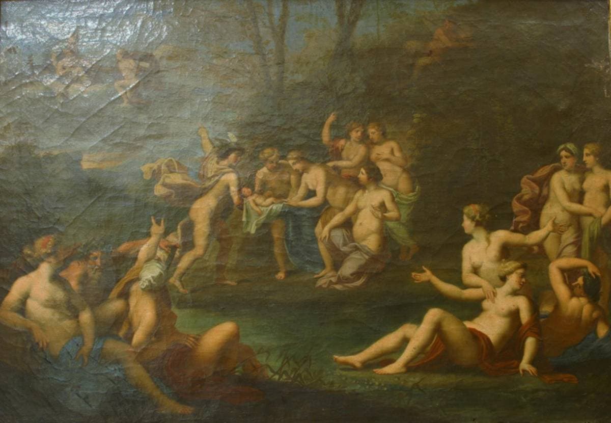 Bacchi opdragelse — Jan van Haensbergen