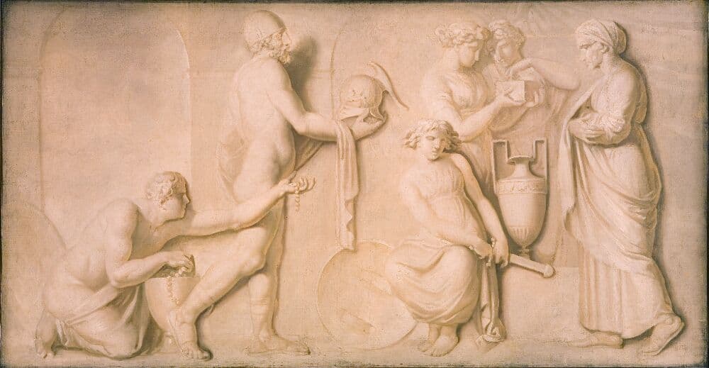 Achilles and the Daughters of Lycomedes — Nicolai Abildgaard