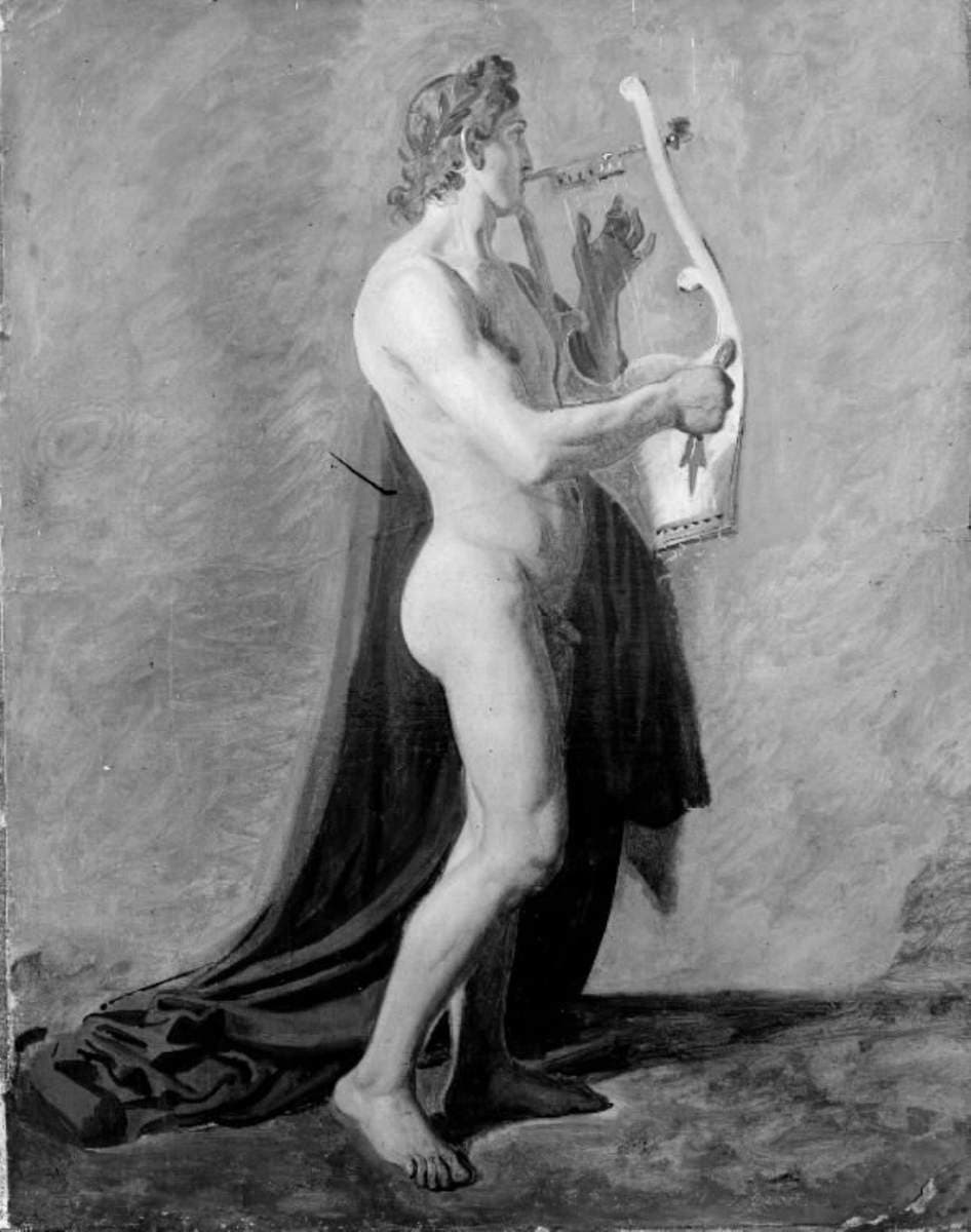 Apollo with his Lyre — Constantin Hansen