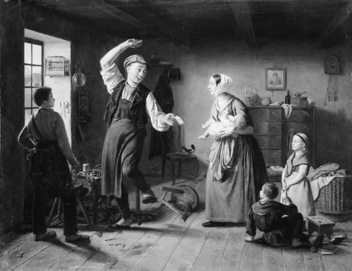 Gevinsten i tallotteriet — Julius Friedlænder