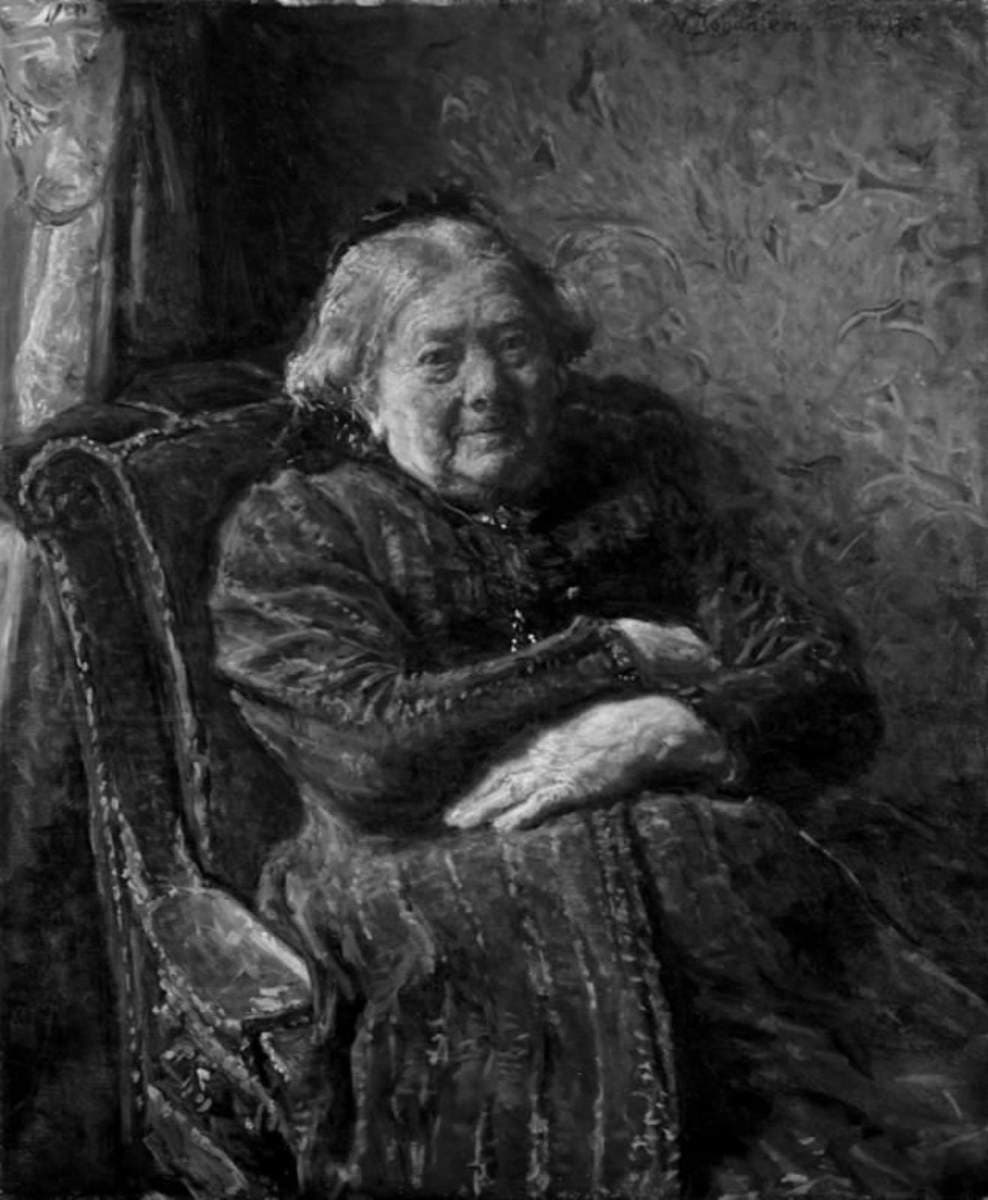Portræt af fru Bella Philipsen, f. Natanson — Viggo Johansen