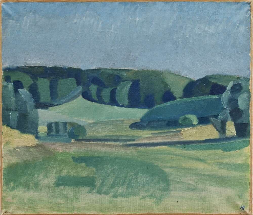 Landskab ved Bistrup — Harald Giersing