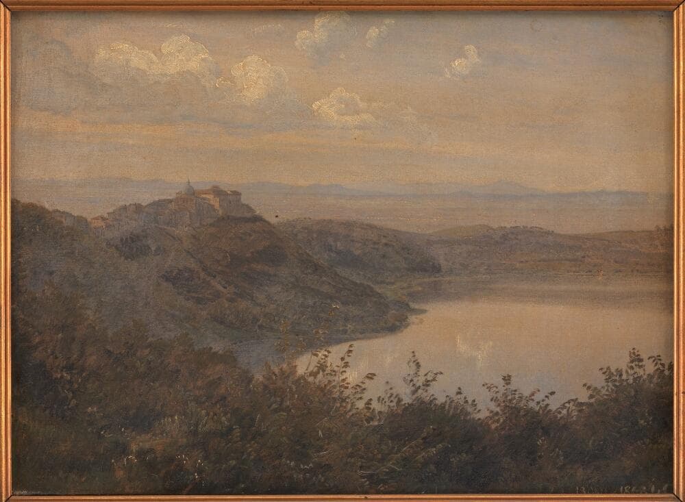 Udsigt mod Castel Gandolfo — Janus la Cour