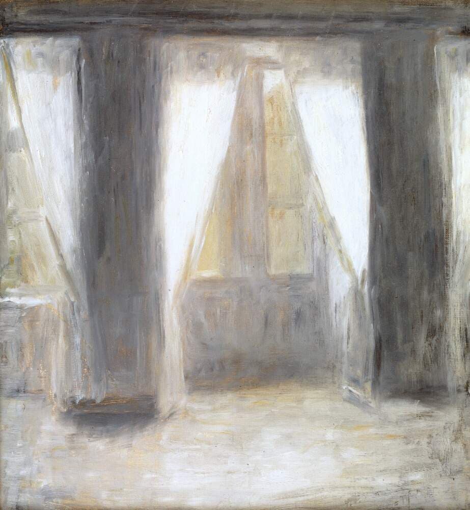 Dagligstuen på Frederiksberg Allé — Vilhelm Hammershøi