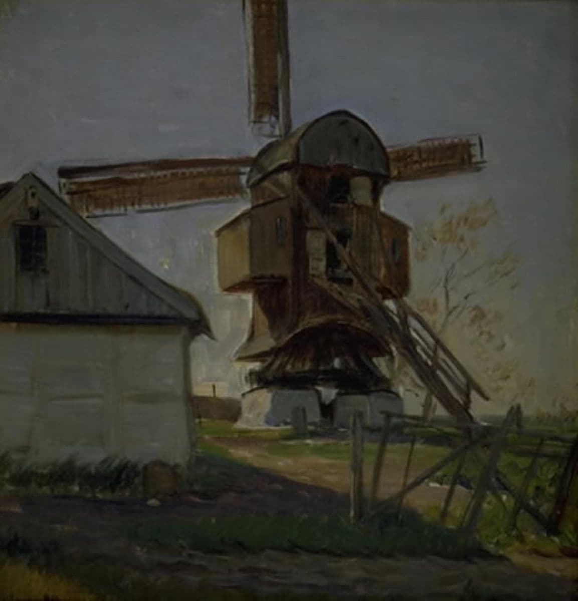 Stubmølle ved Køge — Albert Gottschalk