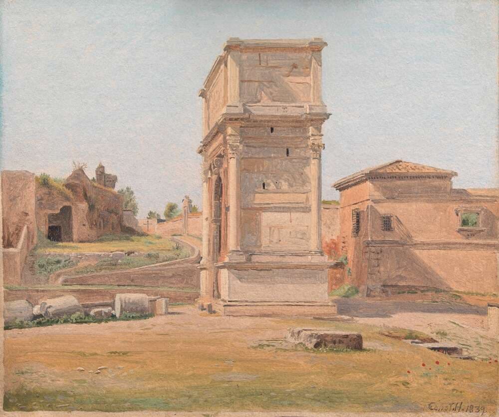 The Arch of Titus in Rome — Constantin Hansen