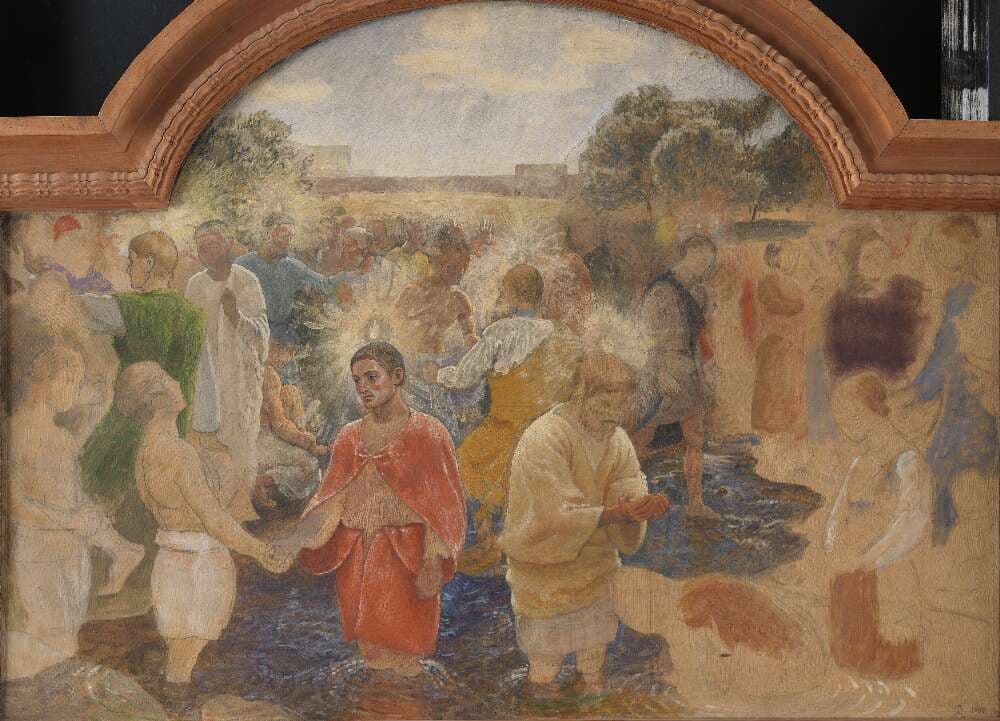 Dåben på Pinsedag — Niels Skovgaard