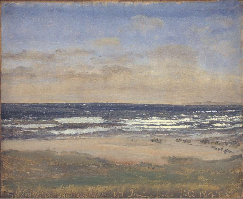 Strandbillede, Rågeleje — P.C. Skovgaard