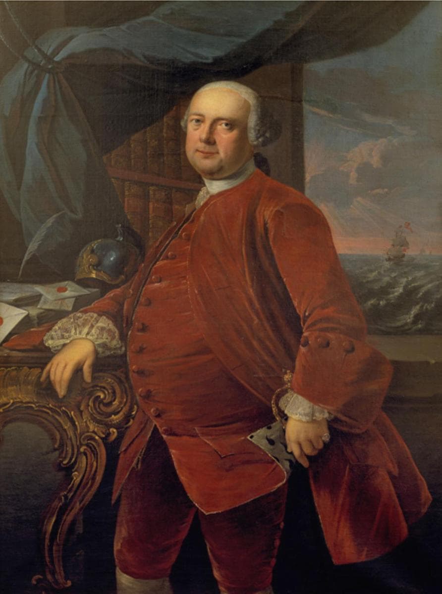Postmester Frederik Carl Harboe (?) — Jens Juel