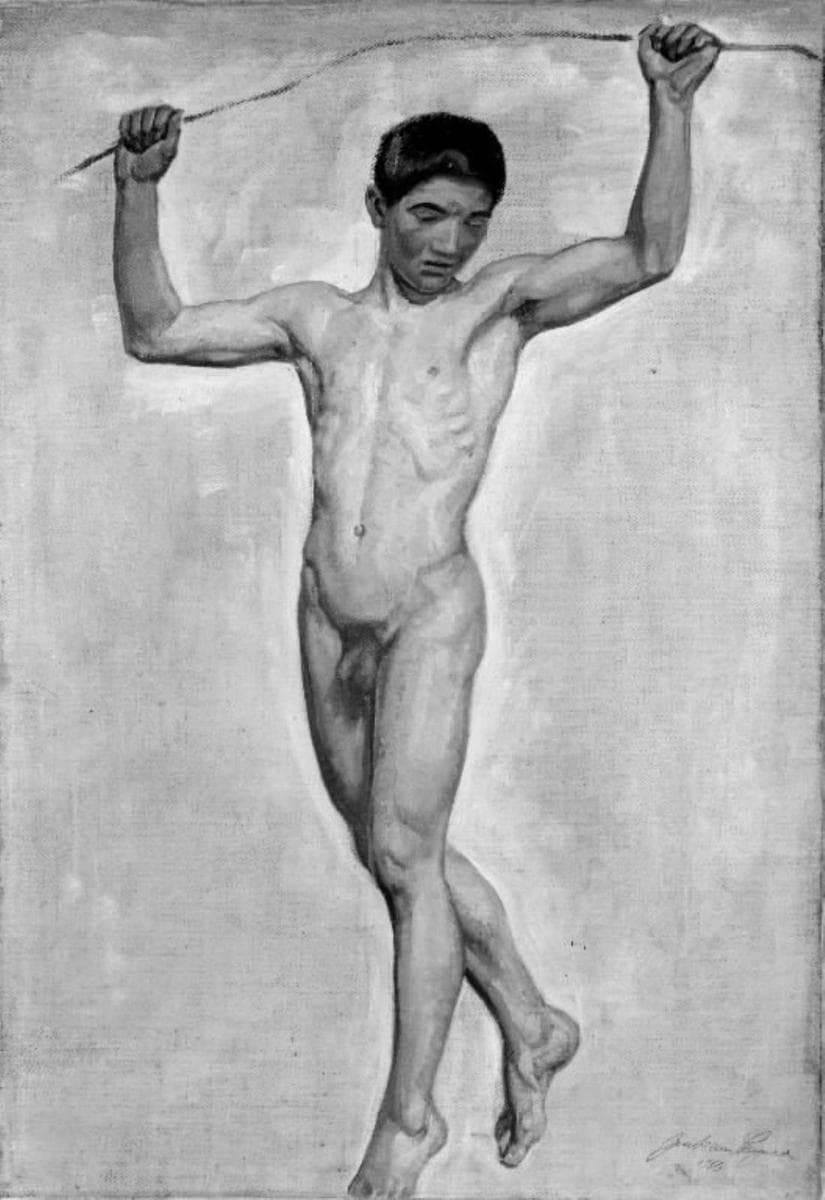 Stående mandlig model — Joakim Skovgaard