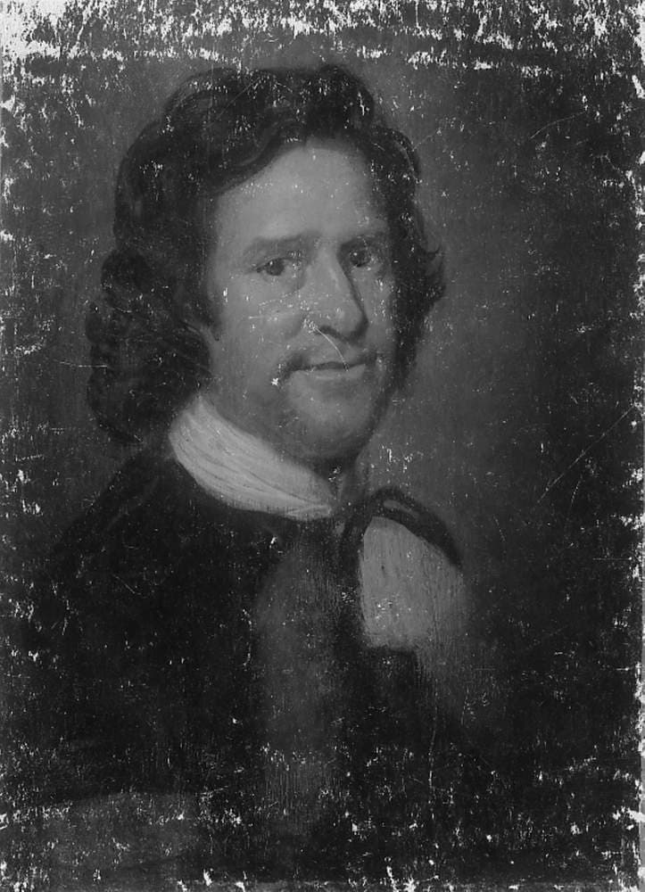 Portræt af en mand i sort dragt — Abraham Wuchters