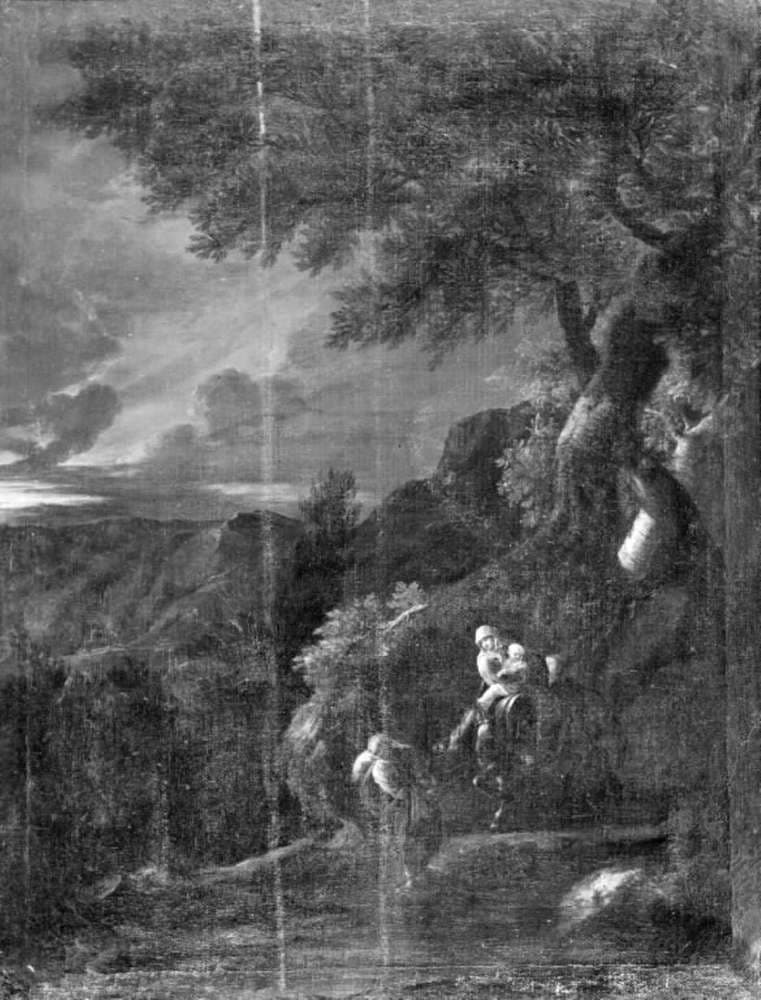 Flugten til Ægypten — Christoph Ludwig Agricola