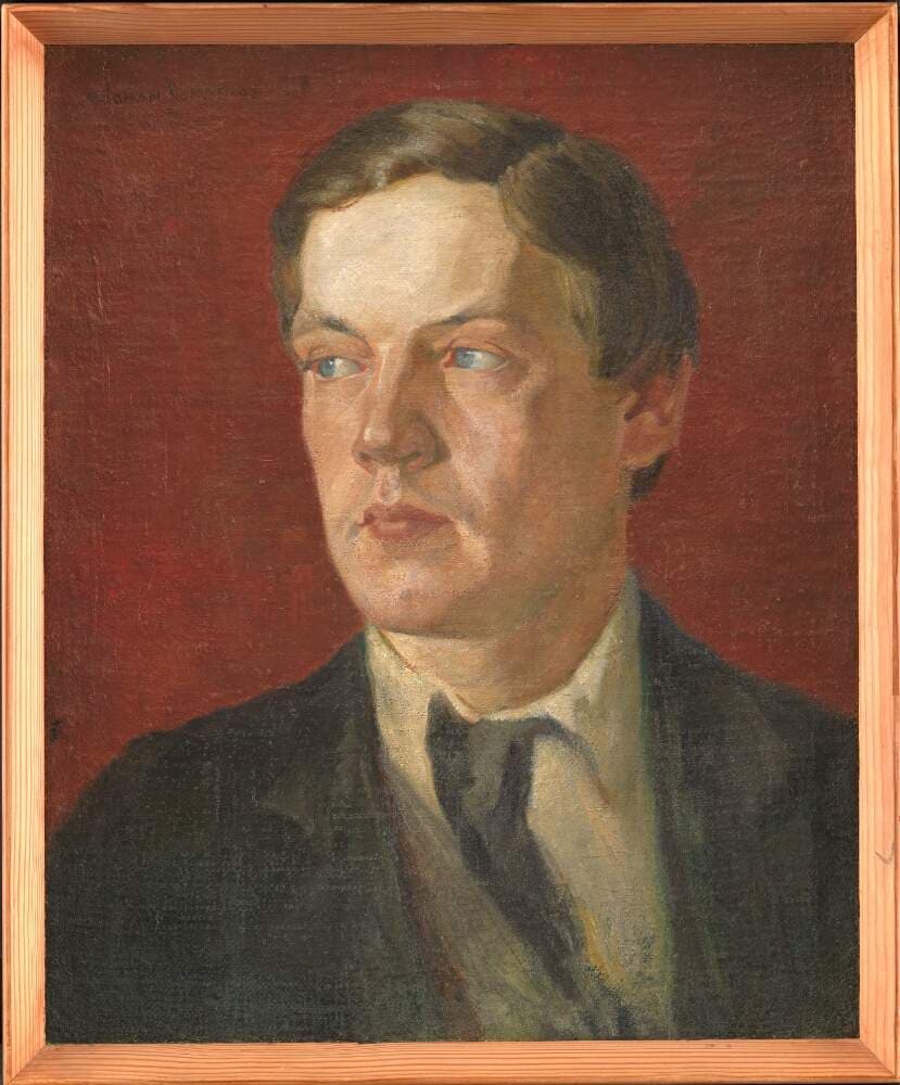 Portræt af den svenske maler Gustaf Wolmar — Johan Rohde