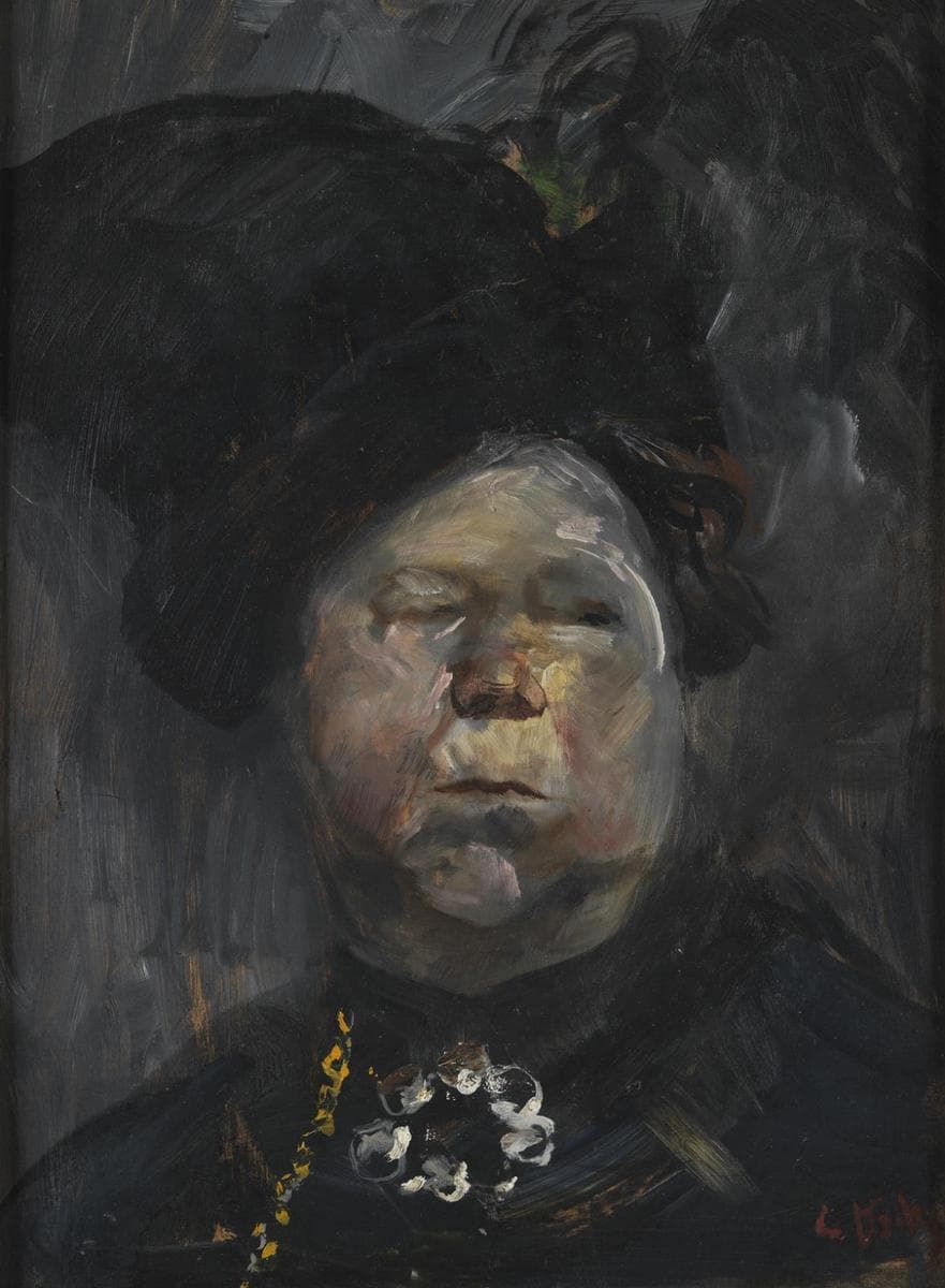 Mrs Blom — Christian Krohg