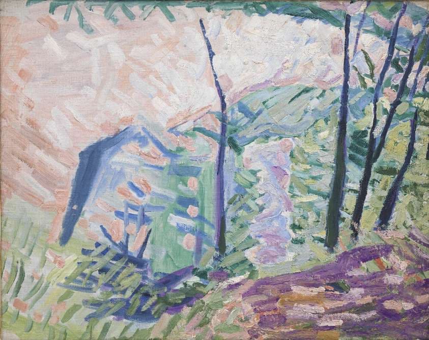 Skov ved Bagsværd sø — Niels Larsen Stevns